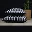 Agrey Hometex Cushion Cover Black And White 20x20 Inch image
