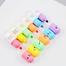 Cute Capsulee Highlighter Naughty Expression Bright Watercolor Coloring Pen Pilll Highlighter Marker 6 Pcs Set image