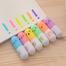 Cute Capsulee Highlighter Naughty Expression Bright Watercolor Coloring Pen Pilll Highlighter Marker 6 Pcs Set image