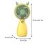 Cute Cartoon Mini USB Rechargeable Small Fan Any Color image
