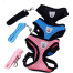 Cute Cats And puppy Harness Puppy Fashion Mesh Vest Leash Lead Set image