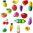 Cute Different Shapes Of Fruits Vegetables Eraser For Child - Any Design 4 Pcs image