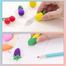Cute Different Shapes Of Fruits Vegetables Eraser For Child - Any Design 4 Pcs image