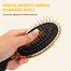 Cute Girl Luxury Hair Brush - Gold and Black image