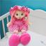 Cute Looking Smiling Doll for Kids with Cap and Hair image