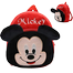 Cute Mickey Mouse Kids Toddler Bag Plush Animal Cartoon Mini Bag12inch image