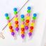 Cute funny carton smilly face 7 ball pencil for kids 4pcs image