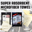 Czar Super Absorbent Eco Friendly Multifunctional Microfiber Towel (30 X 30 Cm) 1 Piece image