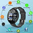 D18 Smart Watch Men Sports Bluetooth Band Messages Reminder image