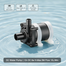 DC Water Pump 12v DC 8w H-Max 5M Flow 10L/Min Magnetic Brushless Submersible Solar Water Pump image