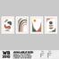 DDecorator Abstract ArtWork (Set of 4) Wall Board And Wall Canvas image