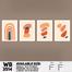 DDecorator Abstract ArtWork (Set of 4) Wall Board And Wall Canvas image