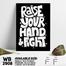 DDecorator Always Keep Fighting - Motivational Wall Board and Wall Canvas image