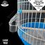 DDecorator Bird Cage - Round Medium Red Folding Bird Cage China Bird Cage Bird Accessories Cage For Bird Cages image