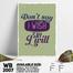DDecorator Don't Say - Motivational Wall Board and Wall Canvas image