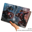 DDecorator Fight Scene of Captaine America Save Iron Man Laptop Sticker image