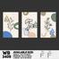 DDecorator Flower And Leaf ArtWork (Set of 3) Wall Board And Wall Canvas image
