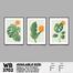 DDecorator Flower And Leaf ArtWork Wall Decor image