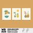 DDecorator Flower And Leaf ArtWork Wall Decor image