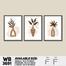 DDecorator Flower And Leaf ArtWork Wall Decor image