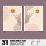 DDecorator Flower And Leaf ArtWork (Set of 2) Wall Board And Wall Canvas image