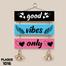DDecorator Good Vibes Only Wall Plaque Home Decoration Wall Canvas Poster For Wall Decoration Wall Canvas Print Canvas Painting For Wall - PLAQUE1016 image