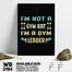 DDecorator Gym Leader - Motivational Wall Board and Wall Canvas image