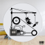 DDecorator Hamster Treadmill Switch Socket Wall Sticker image