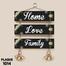 DDecorator Home Love Family Wall Plaque Home Decoration Wall Canvas Poster For Wall Decoration Wall Canvas Print Canvas Painting For Wall image