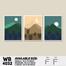 DDecorator Landscape And Horizon Design (Set of 3) Wall Board And Wall Canvas image