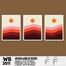 DDecorator Landscape Horizon Art (Set of 3) Wall Board And Wall Canvas image