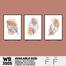 DDecorator Leaf ArtWork (Set of 3) Wall Board And Wall Canvas image