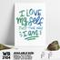 DDecorator Love Myself - Motivational Wall Board and Wall Canvas image