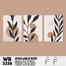 DDecorator Modern Leaf ArtWork Wall Decor image