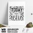 DDecorator Motivational Quote Wall Board And Wall Canvas image