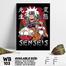DDecorator Naruto Uzumak Manga Naruto Anime Wall Board and Wall Canvas image