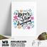 DDecorator Never - Motivational Wall Board and Wall Canvas image