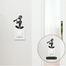 DDecorator Traditional Clarinet Playing Switch Socket Wall Sticker image