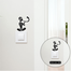 DDecorator Traditional Horn Playing Switch Socket Wall Sticker image