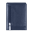 DEEN Indigo Navy Trifold Genuine Leather Wallet image