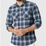 DEEN Ocean Blue Plaid Flannel Shirt image