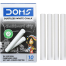 DOMS Non Toxic Dustless White Chalk 10 Pcs image