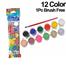 DOMS Tempera Colours 12 Shades with Free Brush image