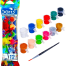 DOMS Tempera Colours 12 Shades with Free Brush image