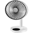 DP 7626 RECHARGEABLE TABLE FAN With LED Night Light USB Fan image