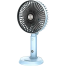 DP 7640 USB Rechargeable Floor Fan Summer Mute ventilator Student Desktop Table Fans for Office Bedroom image