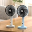 DP 7640 USB Rechargeable Floor Fan Summer Mute ventilator Student Desktop Table Fans for Office Bedroom image