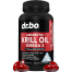 DR. BO Krill Oil Omega 3 500 mg Antarctic Krill Oil 1000 mg-60 Softgels image
