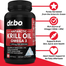 DR. BO Krill Oil Omega 3 500 mg Antarctic Krill Oil 1000 mg-60 Softgels image