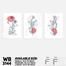 Ddecorator Modern Flower Artwork Wall Decor image